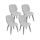thumbnail image 1 of Pack 4 Sillas De Comedor Con Tapiz Lino Gabriel Gris, 1 of 3