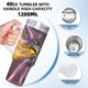 thumbnail image 5 of Mobile Suit Gundam SEED Freedom Vaso aislado de acero inoxidable con asa, diseño temático, regalo para familia, amigos y fans; incluye pajita y encaja en el portavasos estándar, 40 oz, 5 of 6
