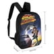 thumbnail image 2 of Volver al Futuro-theme Backpack, Campus style schoolbag Bookbag with Adjustable Shoulder Straps And Large Zip Compartment, Unisex Travel Bags., 2 of 6