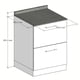 thumbnail image 4 of MUEBLE COCINA MODULAR 100% ARMADO CUBIERTA 2 CAJONES, 4 of 4