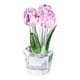 thumbnail image 5 of Figura De Rosa Para Mamá, Regalo De Rosa Para Novia, Centro De Mesa Para El Hogar, Flor De Vidrio Rosa, 5 of 5