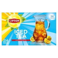 Bolsitas De Té Helado Sin Azúcar Tea Lipton, Sin Calorías, 24 Bolsas