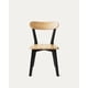 thumbnail image 2 of Silla Fresno para Comedor de Madera Negro Natural, 2 of 5