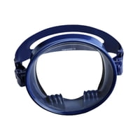 Magideal - Máscara De Buceo De Lente De Una Sola Máscara De Buceo Gafas De Máscara De Natación Anti Antiniebla Con Máscara De Fugas De Fugas De Mascarilla De Nat Azul Oscuro