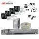 thumbnail image 1 of Kit 4 Camaras Con Audio Hikvision 2 Mp Full Hd, 1 of 1