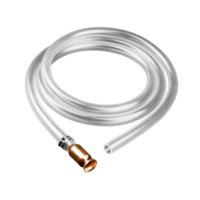 Magideal - Manguera De Sifón Autocebante Para Transferencia De Agua Líquida Transparente, Bomba Manual Para Combustibles, Válvula De 1/2"" Para Combustibles, 3 Metros