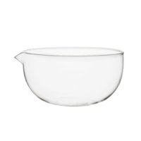 Bothyi - Recipiente Para Mezclar De Vidrio De Borosilicato De 550 Ml, 11,8 X 6,7 Cm, Transparente, Para Aperitivos Y Accesorios.