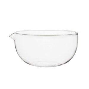 Bothyi - Recipiente Para Mezclar De Vidrio De Borosilicato De 550 Ml, 11,8 X 6,7 Cm, Transparente, Para Aperitivos Y Accesorios.