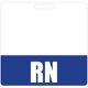 thumbnail image 1 of RN Badge Buddy azul horizontal de alta resistencia para residentes, 1 of 3
