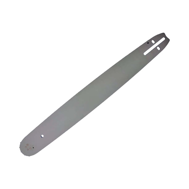 Barra guía para motosierra, herramienta de reparación de cadenas de motosierra, universal, de fácil instalación, alta precisión, accesorios plateados 20 pulgadas