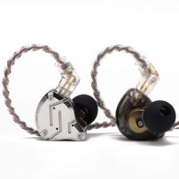Auriculares Linsoul Kz Zs10 Pro 4Ba+1Dd 5 Driver Hifi Con Micrófono Negros