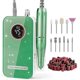 thumbnail image 1 of Taladro de uñas HQMPHQ 45000 RPM recargable verde, 1 of 8