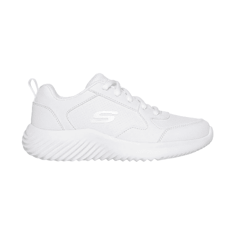 Zapatillas Escolares Blancas Juvenil Skechers Bounder | 405627L-Wht - Talla 34