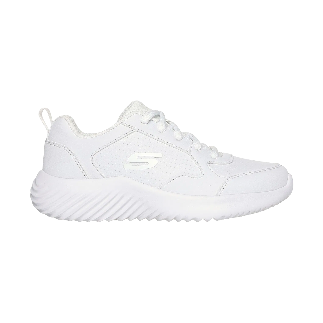 Zapatillas Escolares Blancas Juvenil Skechers Bounder | 405627L-Wht - Talla 37