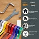 thumbnail image 3 of Cinta aislante GTSE de colores mezclados, 10 unidades, impermeable, 19 mm x 20 m, 3 of 7