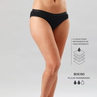 Calzón Menstrual Para Flujo Moderado Flores Mujer 25036-2