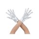 thumbnail image 1 of GUANTES DE MUÑECA CON LENTEJUELAS PARA MUJERES INSPIRE CHIC PARA EL REGRESO A CLASES, MANGAS BRILLANTES DE DEDO COMPLETO PARA FIESTA, BANQUETE, DISFRAZ, VESTIDO DE PROMOCIÓN, BLANCO, 1 of 5