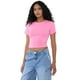 thumbnail image 1 of Polera Mujer Crop M/C Esencial Rosado Corona, 1 of 5
