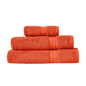 Importclick - Set De Toallas 3 Piezas 100% Algodón 450 Gr Coral Cannon