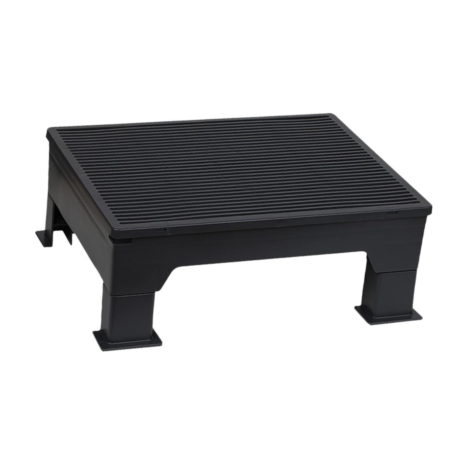 Ioensy - Alfombrilla Para Arena De Gatos, Versátil Y Fácil De Limpiar, Accesorio Para Gatitos Y Gatos, Color Negro