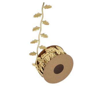 Bothyi - Cinta De Hoja De 10M, Papel De Regalo, Hojas, Cuerda Hecha A Mano, Decoración Del Hogar, Coronas Doradas