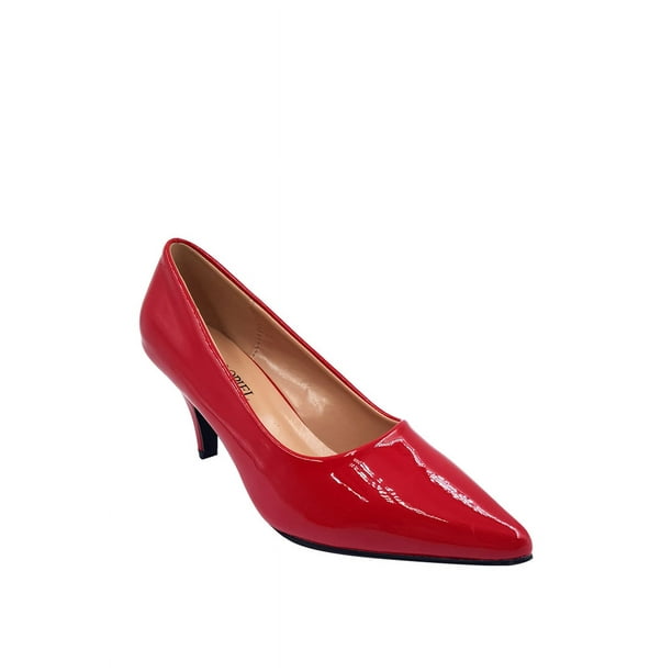 Zapato Reina Ecocuero ZAW42 Rojo Lider - Main Image