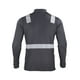 thumbnail image 3 of Polera Polo Hibrida Cinta Reflectiva Manga Larga Gris Oscuro Talla S, 3 of 3