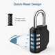 thumbnail image 4 of Combination Lock Puroma de 4 dígitos, impermeable para exteriores, paquete de 2, 4 of 7