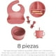 thumbnail image 2 of Vajilla Para Bebés De Silicona Juego De 8 Suplementos Para Bebés Vajilla Para Bebés Con Ventosas Babero Ajustable Sin Bpa Seguridad Alimentaria Muy Adecuada Para Regalos Para Bebés, 2 of 6