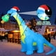 thumbnail image 4 of Inflable COMIN Dinosaurio Navideño de 3 m para Jardín, 4 of 7