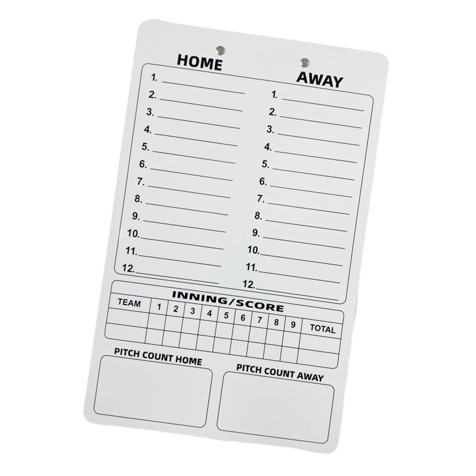 Magideal - Tablero De Demostración Deportiva, Tablero De Entrenamiento, Herramienta De Entrenamiento Reutilizable, Herramienta De Demostración Táctica Regrabable Béisbol