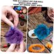 thumbnail image 2 of 30 piezas de accesorios de bricolaje, bolas de pelo, pompones surtidos, pompones esponjosos, mini bolas de pelo, bolsa de pompones, 2 of 7