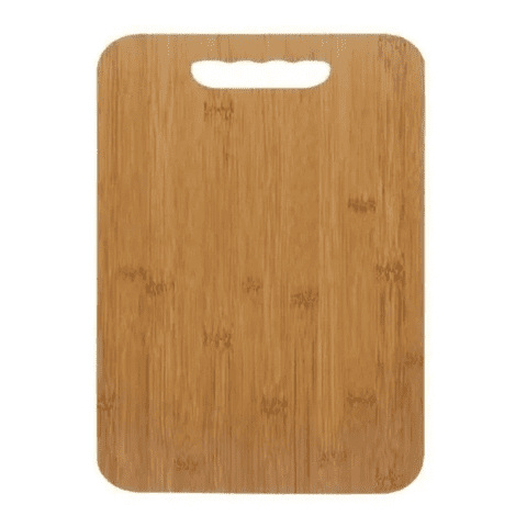 Genérico - Tabla Para Picar Y Cortar De Madera Liso Marrón