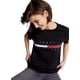 thumbnail image 3 of Camiseta Tommy Hilfiger para mujer, corte regular, color negro, talla M, 3 of 3