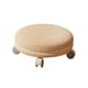 thumbnail image 5 of Taburete Con Ruedas Giratorio De 360 ° Taburete Con Ruedas De Servicio Pesado Para Salones De Garaje De Oficina Caqui, 5 of 5