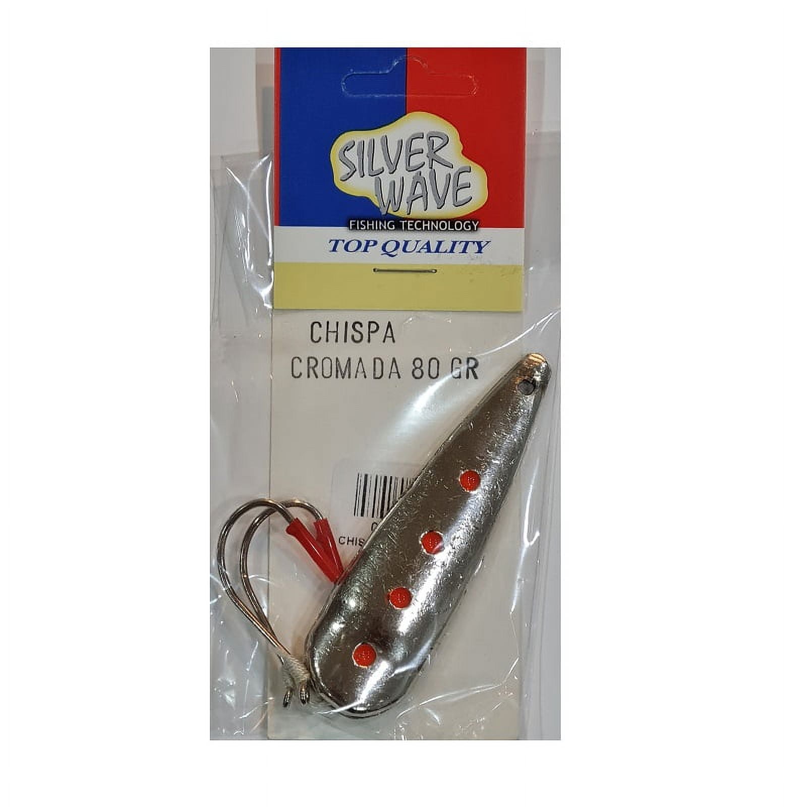Silver Wave - Chispa Metal Con Pinta 80 Grs Dos Anzuelos 4/0 -
