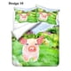 thumbnail image 1 of Rose Flower Pig Piglet Birthday Gift Quilt Duvet Cover Set Double3-Piece Bedding Set, 1 of 4