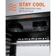 thumbnail image 4 of Soporte de pared cerrado Network Rack ECHOGEAR 12U con 2 estantes, 4 of 9