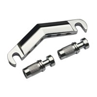 Magideal - Guitar Bridge V Shape Aleación De Zinc Resistente Fácil De Instalar Con Tornillos De Reemplazo Con Anclajes Y Pernos Para Una Guitarra De Seis Cuerdas