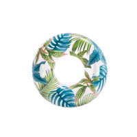Flotador Inflable Aro Tropical Intex Dreams Tubes 97 Cm, Hojas Tropicales