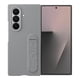 thumbnail image 1 of Funda de silicona para Samsung Galaxy Z Fold7 con soporte, gris, 1 of 6