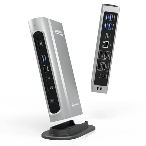 Plugable - Estación De Acoplamiento Thunderbolt 4 16 En 1 Enchufable Con 100 W