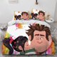 thumbnail image 1 of x211 Bed SheetsWreck-It Ralph Bedding Set ing Duvet Cover Anime Bedding Sets With pillowcase 3-Piece Bedding Set (1 Duvet Cover + 2 Pillow Shams) nj211, 1 of 5