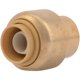 thumbnail image 1 of Accesorio de plomería de latón SharkBite Push Cap de 3/8 pulgadas, 1 of 5