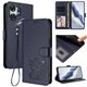 thumbnail image 2 of Funda Billetera con Relieve de Gato para Honor X6D, Azul, 2 of 6
