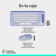 thumbnail image 4 of Kit Teclado Y Mouse Logitech Pop Icon Español Lila, 4 of 7