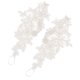 thumbnail image 2 of Boda Sandalias Descalzas Tobilleras De Encaje Cadena De Pie Mujer Joyería Nupcial Blanco, 2 of 5