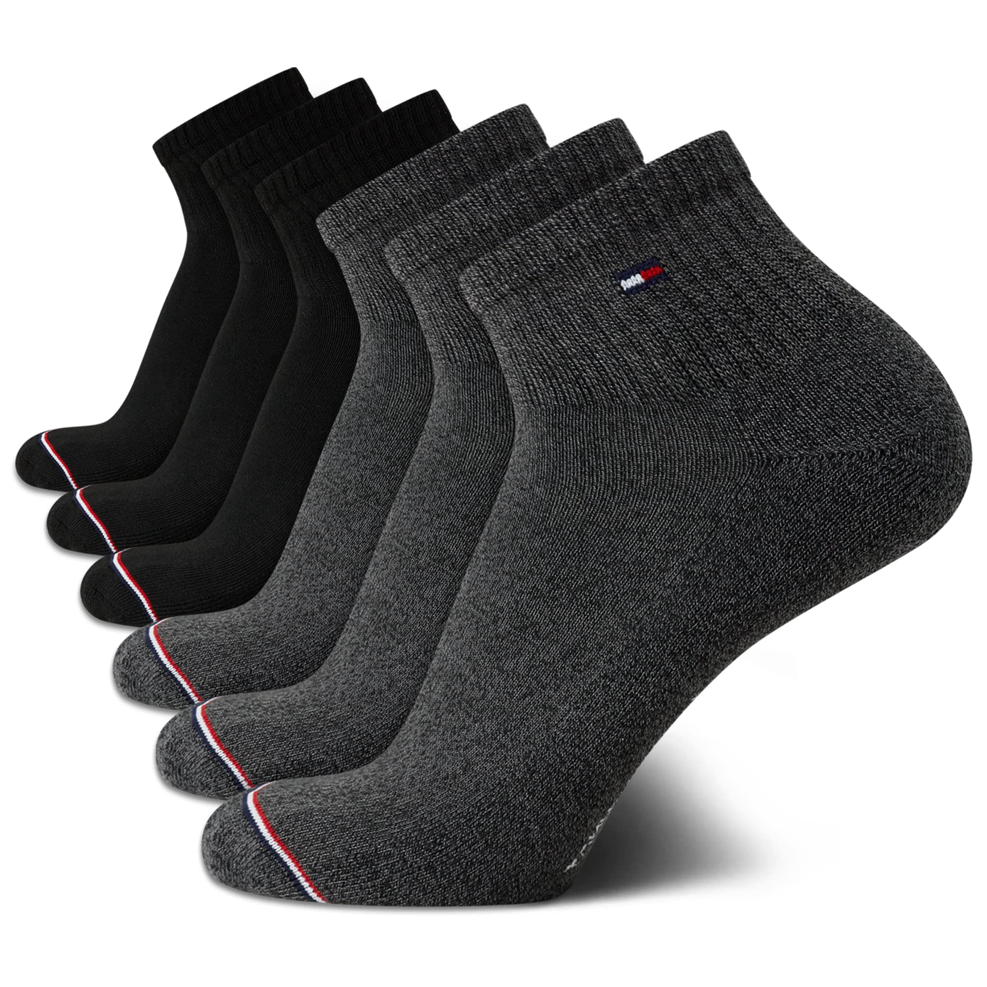 Pack De 6 Calcetines Tommy Hilfiger Para Hombre, Tallas 7 A 12, Color Negro