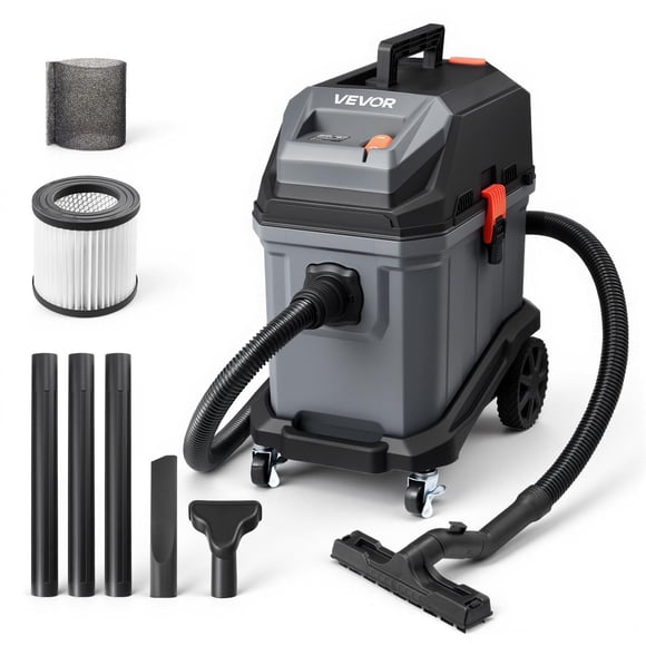 Aspiradora Shop Vac VEVOR 11 Gal Wet Dry 5.5 HP 1350W Portátil