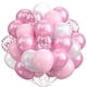 thumbnail image 1 of Paquete de 60 globos para decoración de bodas, cumpleaños de niñas y niños., 1 of 5